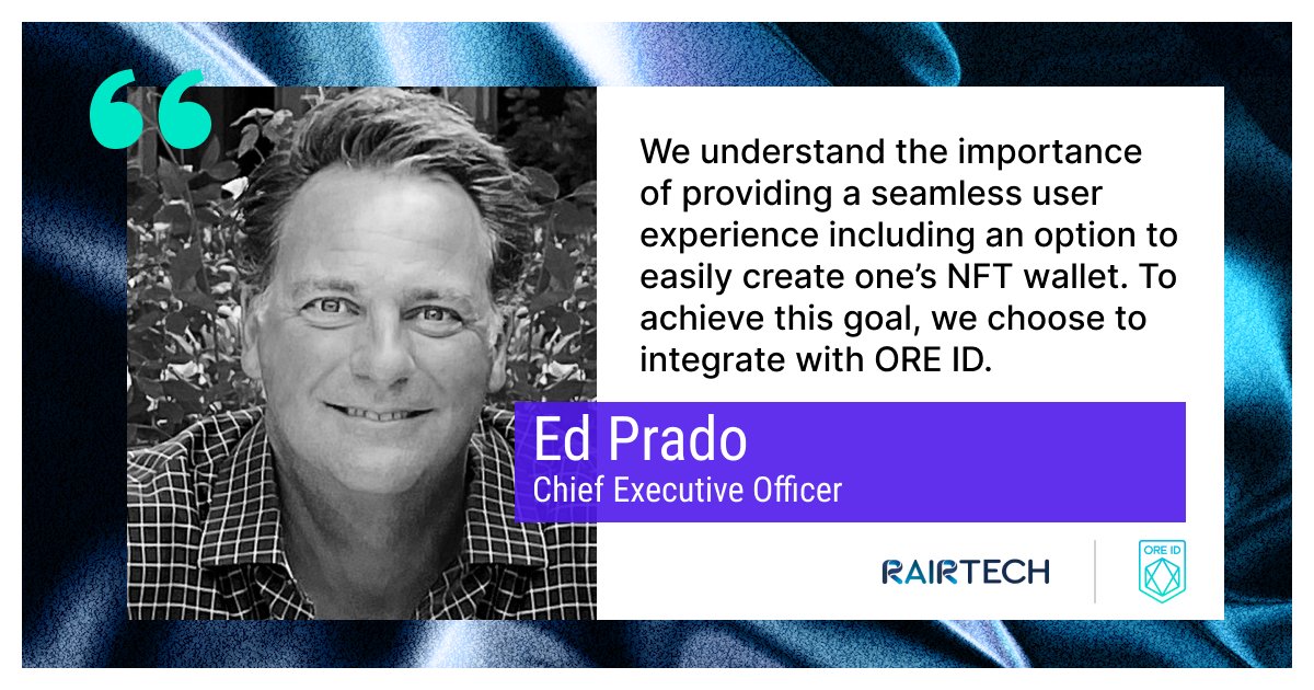 TeamAIKON's tweet photo. We're pleased to provide a frictionless onboarding experience for @rairtech, a platform helping IP owners make their content collectible. https://t.co/qddNPEKDOK