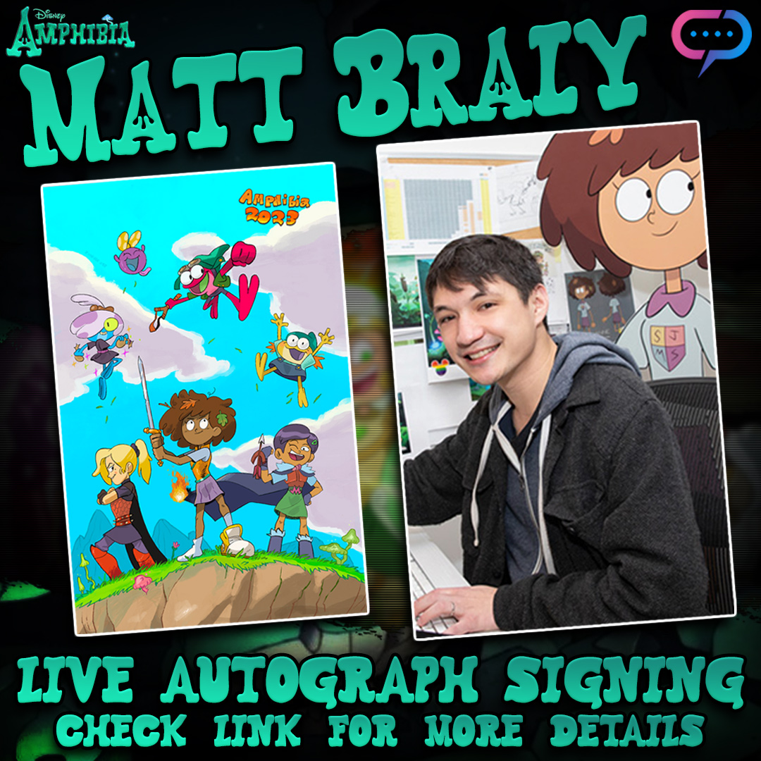 Radrappy's tweet photo. 🐸Hello!  This year I am partnering with @StreamilyLive to sell an all new signed exclusive #amphibia print drawn by yours truly!  I will be signing 50 of them live on Nov 18th @ 12pm PDT. All are welcome.  The signed print will be available in limited quantities - link below! https://t.co/UXIubwHSoh