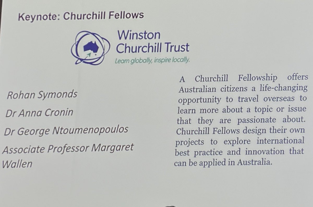 Nia Luxton (@niaaluxton) on Twitter photo #ACUSoAHconf2023 #ChurchillFellows Keynote speakers Inspiring staff and students alike <a href="/acualliedhealth/">ACU School of Allied Health</a> #ACUSoAHconf2023 #ChurchillFellows Keynote speakers Inspiring staff and students alike <a href="/acualliedhealth/">ACU School of Allied Health</a>