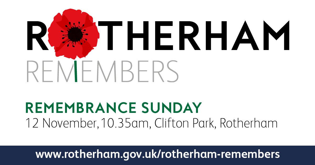 Rotherham will come together to remember its fallen service members from past and recent conflicts later this month. Residents can attend events that are taking place and pay their respects. More information: rotherham.gov.uk/news/article/9… @RMBCEvents I @RothTownCentre