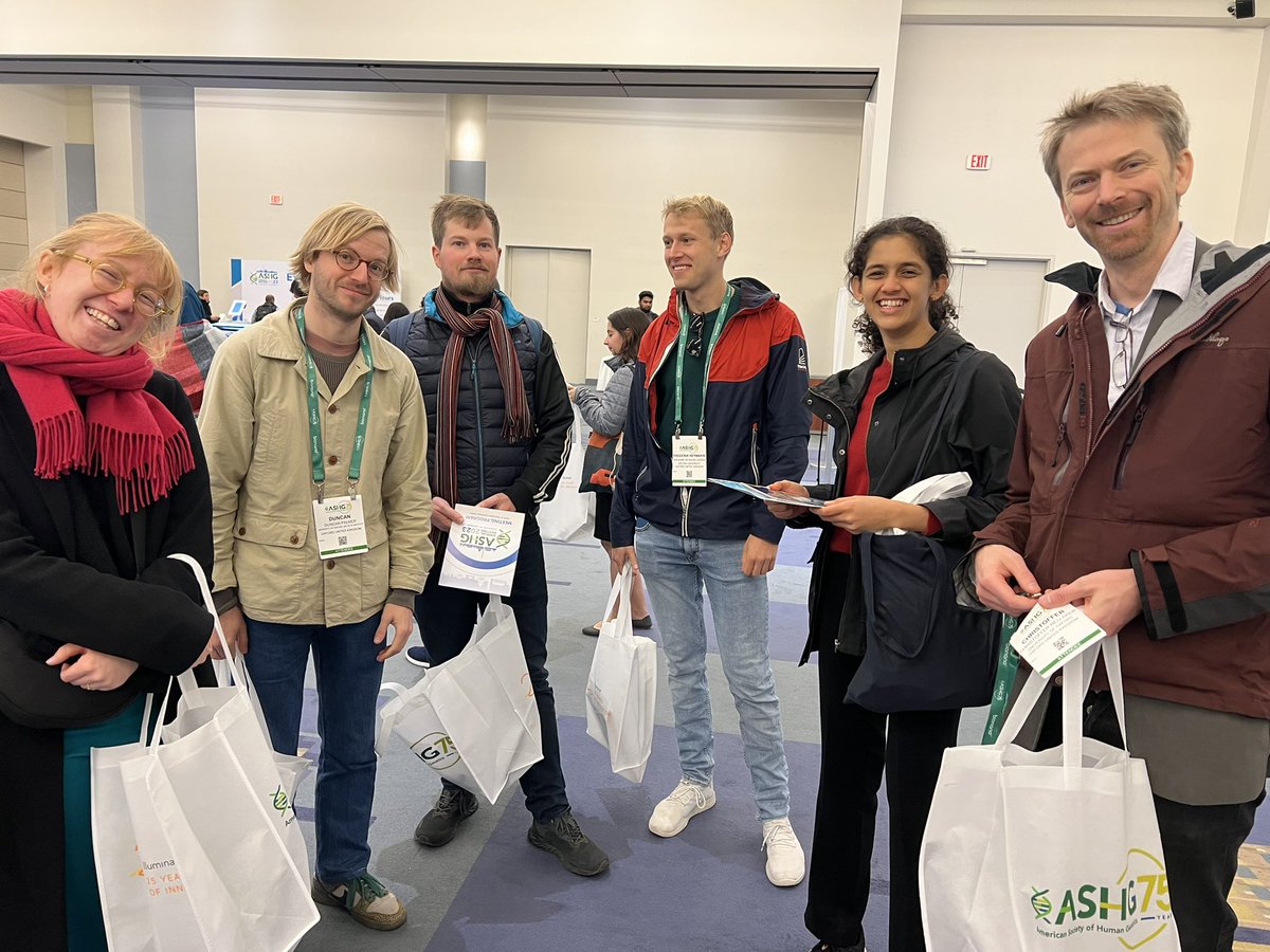 Cecilia Lindgren (@ceclindgren) on Twitter photo #ashg2023 - the best team (parts of it) @SamvidaV <a href="/astheeggeggs/">Duncan Palmer</a> <a href="/HannahCurrant1/">Hannah Currant</a> <a href="/flassen_/">Frederik Heymann Lassen</a> <a href="/NikBaya/">Nik Baya</a> <a href="/CNellaker/">Christoffer Nellaker</a> - some are at home and missed - but make sure you find them and talk to them - not only are they so smart amazing scientists - they are kind and good people #proud #✨⭐️ #ashg2023 - the best team (parts of it) @SamvidaV <a href="/astheeggeggs/">Duncan Palmer</a> <a href="/HannahCurrant1/">Hannah Currant</a> <a href="/flassen_/">Frederik Heymann Lassen</a> <a href="/NikBaya/">Nik Baya</a> <a href="/CNellaker/">Christoffer Nellaker</a> - some are at home and missed - but make sure you find them and talk to them - not only are they so smart amazing scientists - they are kind and good people #proud #✨⭐️