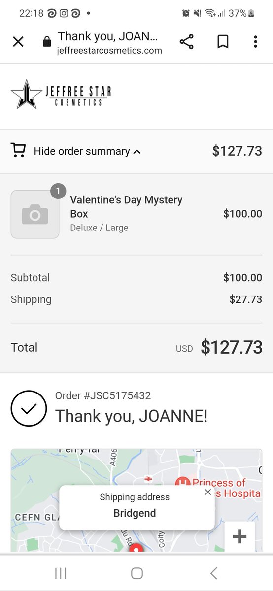 JoWebb85's tweet photo. @JeffreeStar @JeffreeStar I have bought multiple mystery boxes but never received one of the cool as f*ck postcards I see in other peoples boxes? Is it just a USA thing cos im in Wales UK? I really love the postcards!! Xoxo https://t.co/xHjRSeuCfW