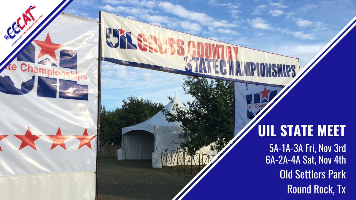 TexasXCCoaches's tweet photo. IT’S ALMOST HERE🏆

Nobody that ever gave their best regretted it… Good luck to all coaches and athletes!

State Meet Info👇
https://t.co/pNOgjJoNxL https://t.co/CoUW4pmP1D