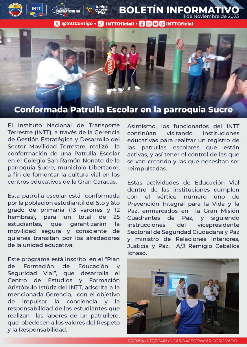 Oficinttlafria's tweet photo. #01Nov23 | Es Nuestra Prioridad Mantenerte Informado del Trabajo que Venimos Realizando por ti y para ti Garantizando una Movilidad Segura
@InttContigo
@g_aguana
@CeballosIchaso1
#ArrancoLaRumbaDeLaNavidad https://t.co/uPDtz5PUFg