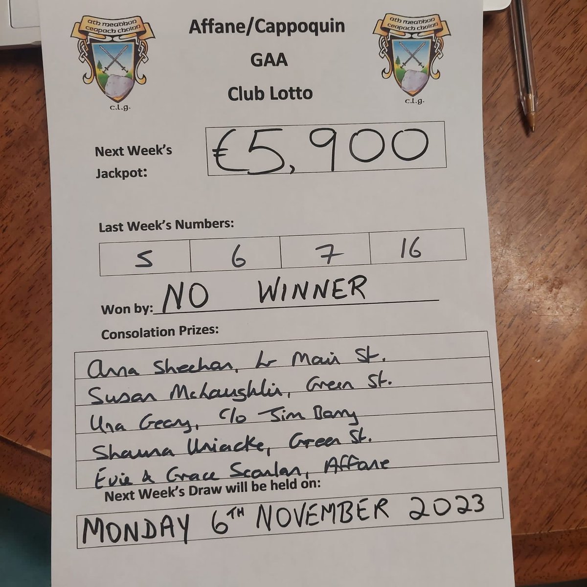 Cappoquin Affane GAA Club (@cappoquingaa) on Twitter photo 