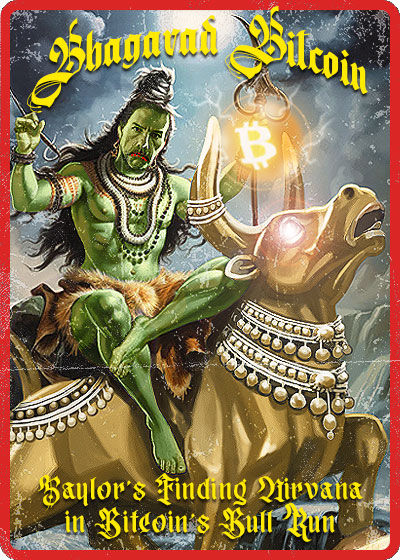Tizarrr's tweet photo. ⚡️BHAGAVAD BITCOIN ⚡️ Saylor's Finding Nirvana in #Bitcoin 's Bull Run
https://t.co/qZxdW8609G
https://t.co/mQTEMlZw6p
#CounterpartyXCP #PepeProject #BTC https://t.co/a7iGYVJaZa