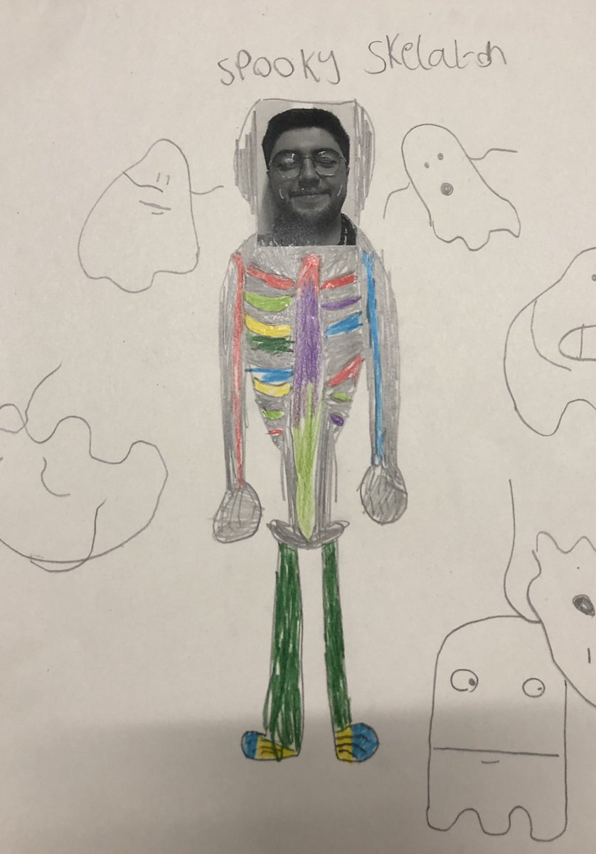 MrHart95's tweet photo. Loved the Halloween costumes that my class and their P1 buddies designed for me this week! 💀🎃👻🤡🧚🏼🎩 https://t.co/F8U8ReHvfu