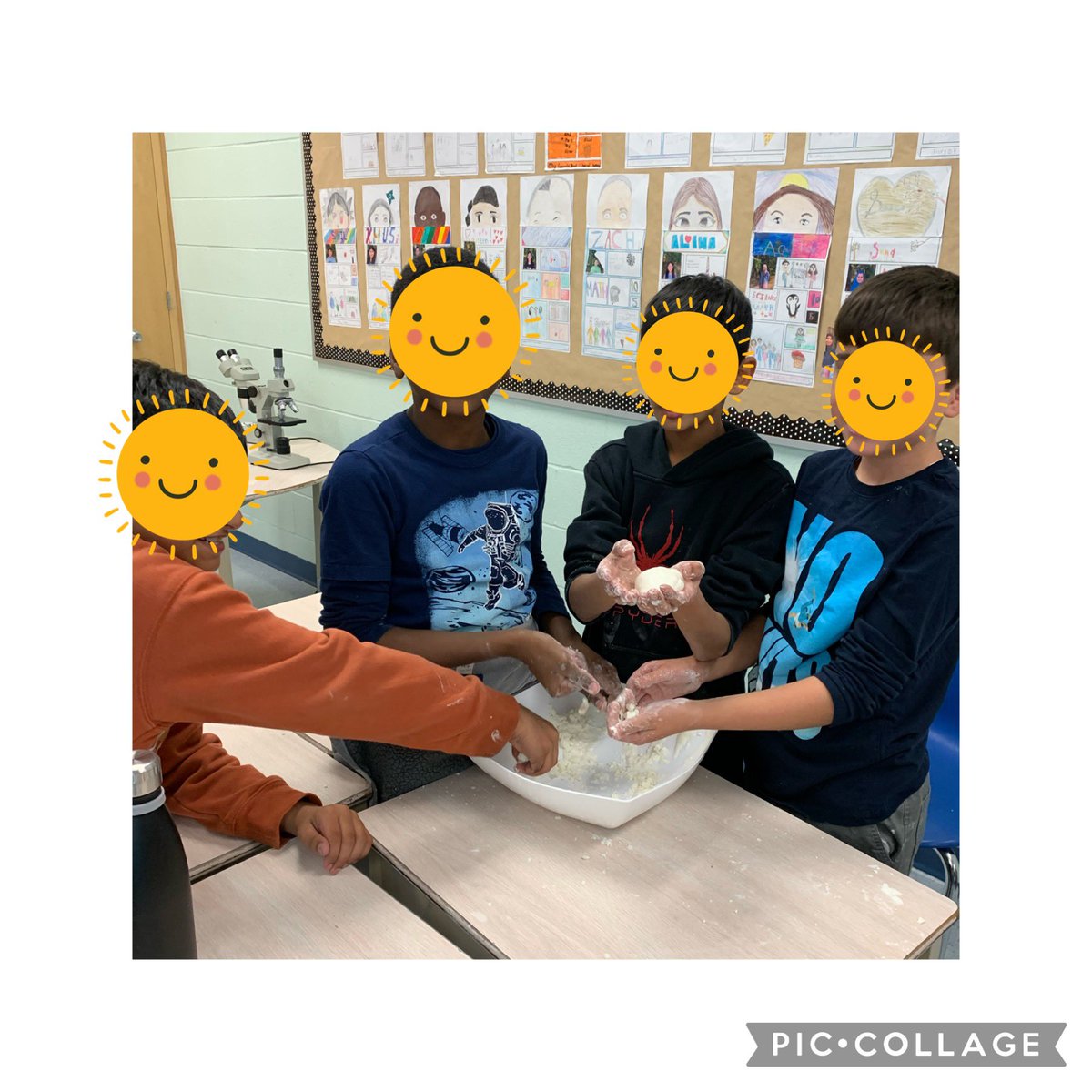 MsAndreaCooper1's tweet photo. What does one do the day after Halloween? “Let’s make oobleck!”🤦‍♀️ grade5life https://t.co/Y8PkrF8fZz