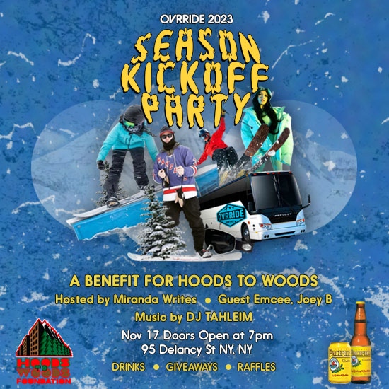 Our annual kick it with the homies and raise some funds for <a href="/hoodstowoods/">Hoods to Woods</a> party is just a few weeks away. 

Hosted by @miranda_writes, 🎤 <a href="/joeybhowyadoin/">joeybhowyadoin</a>, 🎶 <a href="/DJTahleim/">DJ TAHLEIM</a>

🎟️   l8r.it/1Lu2
📅   Nov 17
📍   <a href="/TheDLNYC/">The DL</a> 95 Delancy St 
🕥️   7 PM