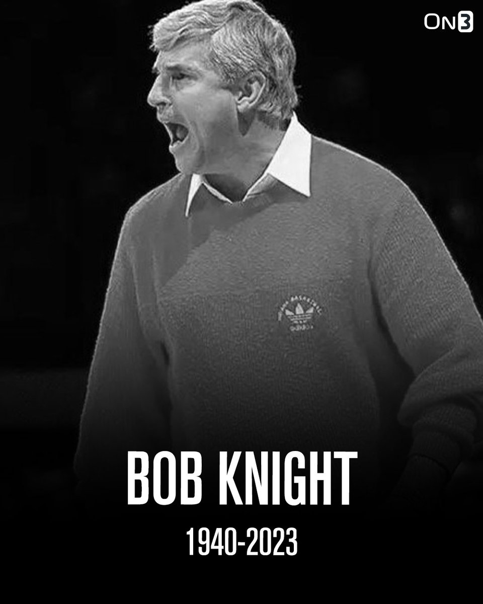 Legendary basketball coach Bob Knight has passed away at the age of 83🙏

Story: on3.com/college/indian…