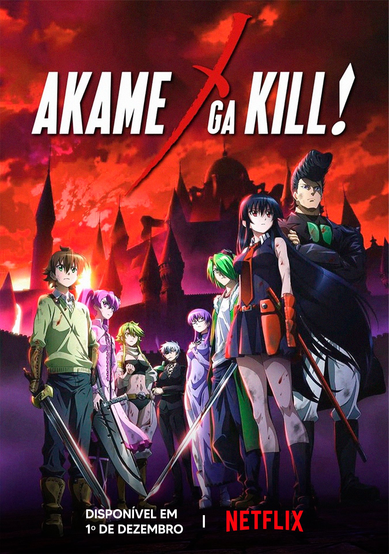 Akame Ga Kill llega a Netflix este fin de semana