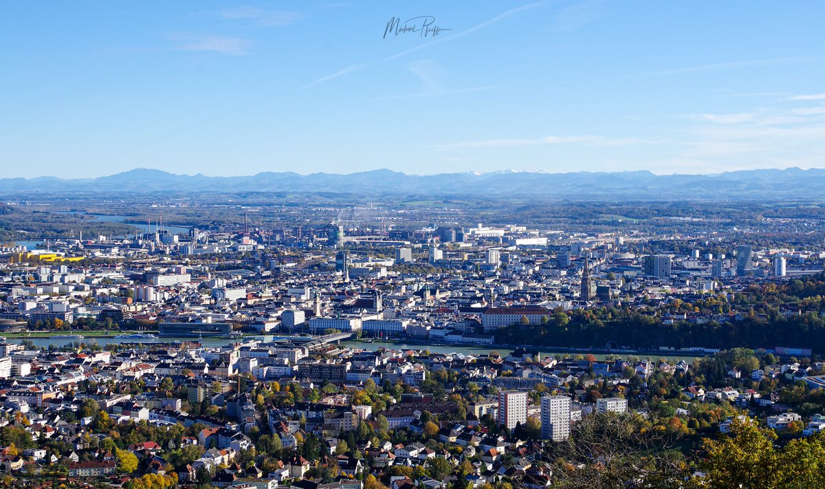 Kaiserwetter über #Linz heute