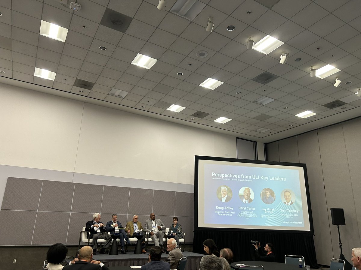 davidyoungsoo's tweet photo. .@ULIHouston is happy to have @MarcEichenbaum with @HoustonTX and Joy Horak Brown with New Hope Housing speak at @UrbanLandInst homelessness forum at Fall Meeting 2023 in Los Angeles today. Thank you for sharing your insights with our members! https://t.co/YdwqtlfO7N
