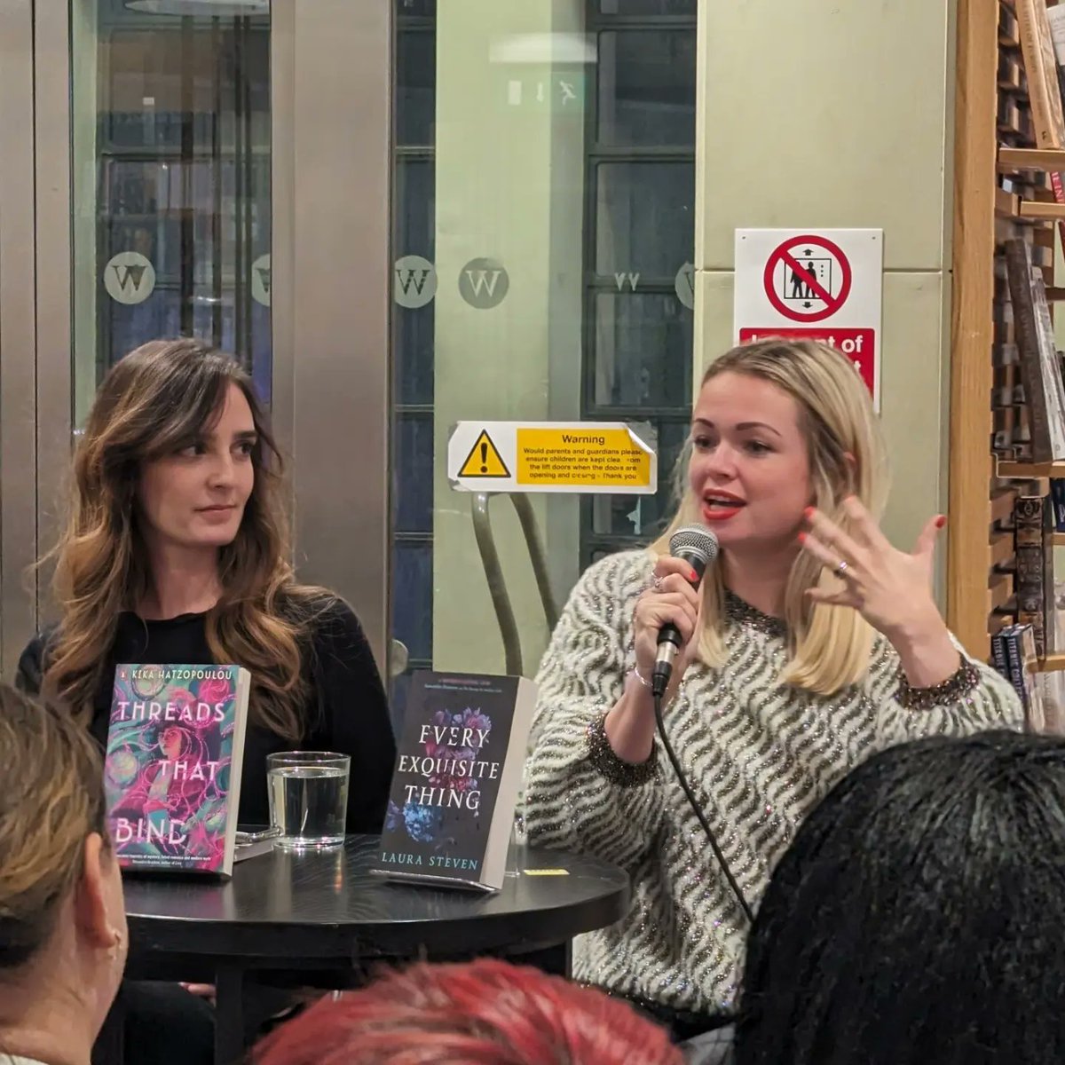 MissOliviaReads's tweet photo. Fabulous evening @BhamWaterstones at the YA Retellings Panel. An absolute joy to hear from #laurasteven #kikahitzapoulou @Bea_a_Bea #natashabowen as well as having the awesome and very talented company of @LitPinsandCo 🔥💗😜 https://t.co/HTHpBxOTIH