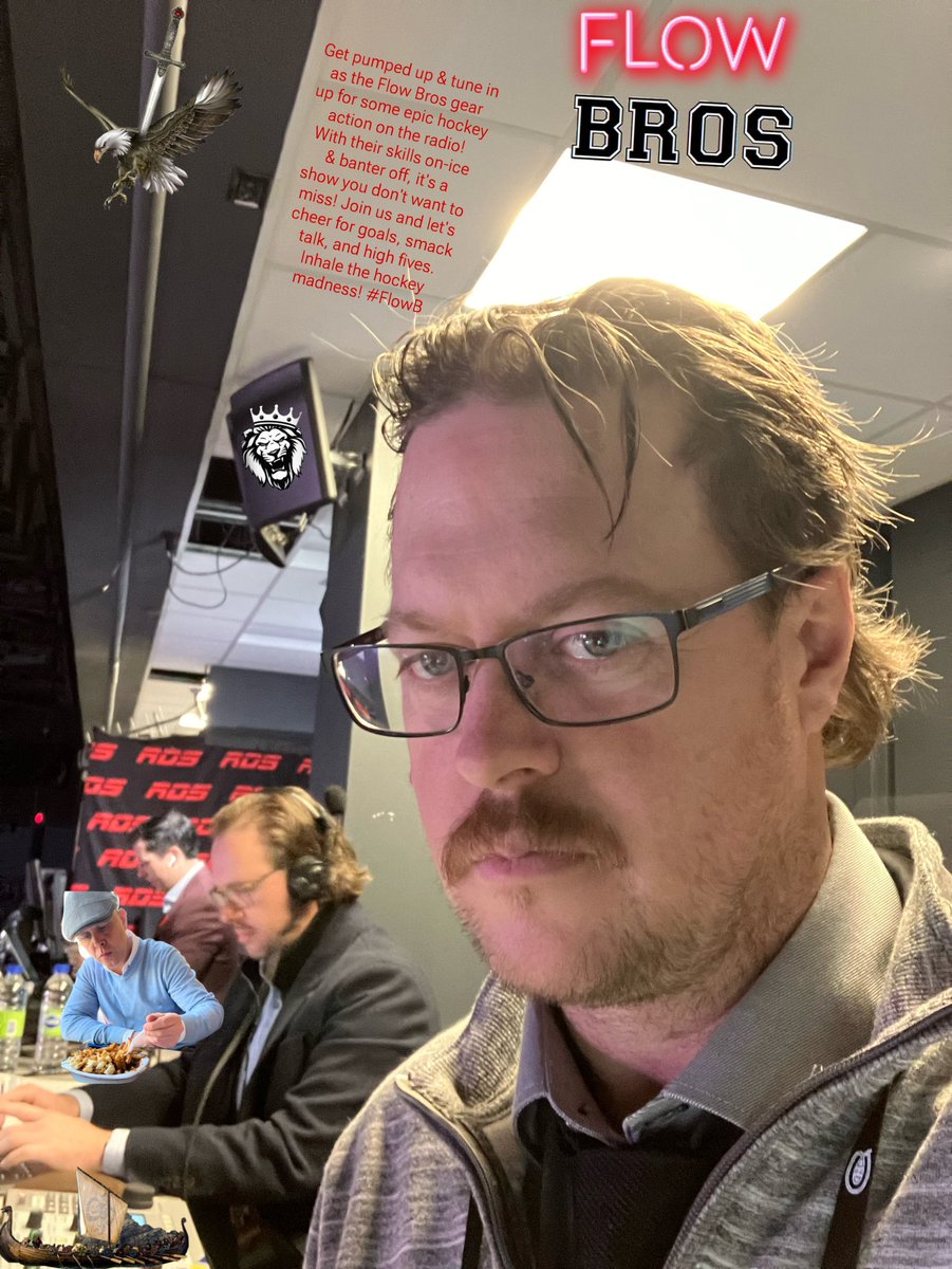 seanrcampbell's tweet photo. #FlowBros
@gourmet_hockey and I have the @RocketLaval and @UticaComets on #TSN690 at 7pm https://t.co/ESy2aHBWfP