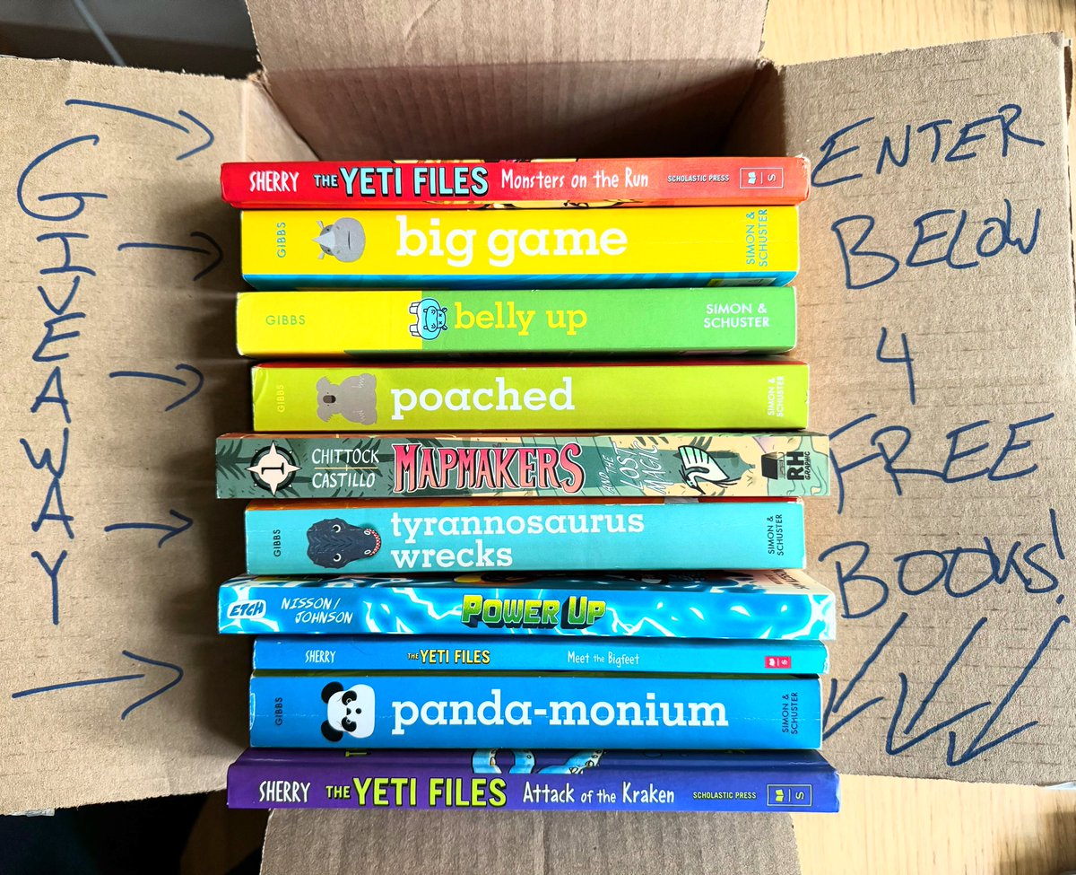 Teachers, librarians, educators, parents, & readers! It’s #giveaway time! I need to find these 10 middle-grades a new home! FOLLOW & RT/QT or Comment+Tag a friend to enter for a chance to add these great books 📚 to your collection! Winner selected 11/5.