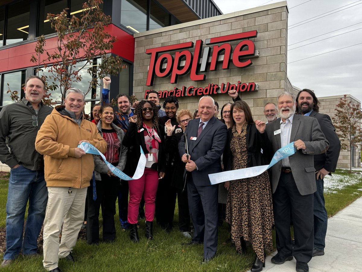 Congratulations <a href="/TopLinecu/">TopLine Financial CU</a> on your new location in Bloomington. We enjoyed celebrating with your team! #ribboncutting