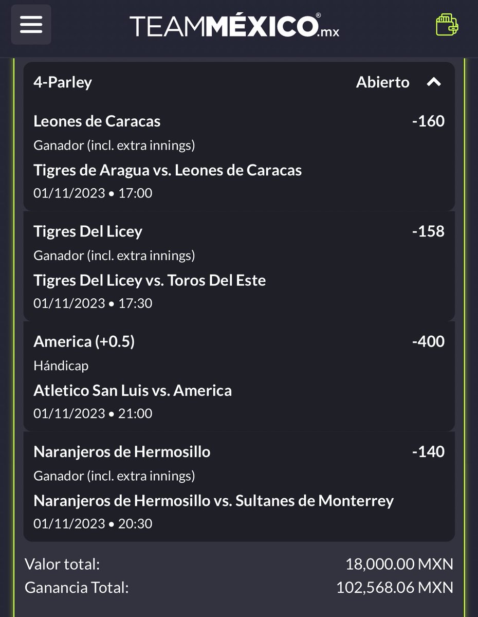Parley Fun +500 🧨

De ganar regalaré $2,000 entre los ♥️🔄🗯️ de este Tweet