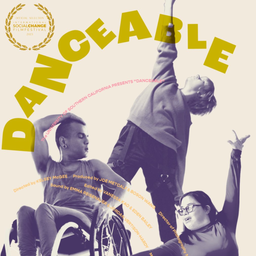chisocialchange's tweet image. 💃🏽#LA #CHANGEFEST on 11/11 presents Danceable - a captivating exploration of #dance through the lives of three inspiring performers with #disabilities : Lark, Janpi, and Marci. 

 Sat. 11/11 
⏰12pm-6pm
📍The Miracle Theater 
Inglewood, California
🎟️👇🏽
socialchange.site/Changefest
