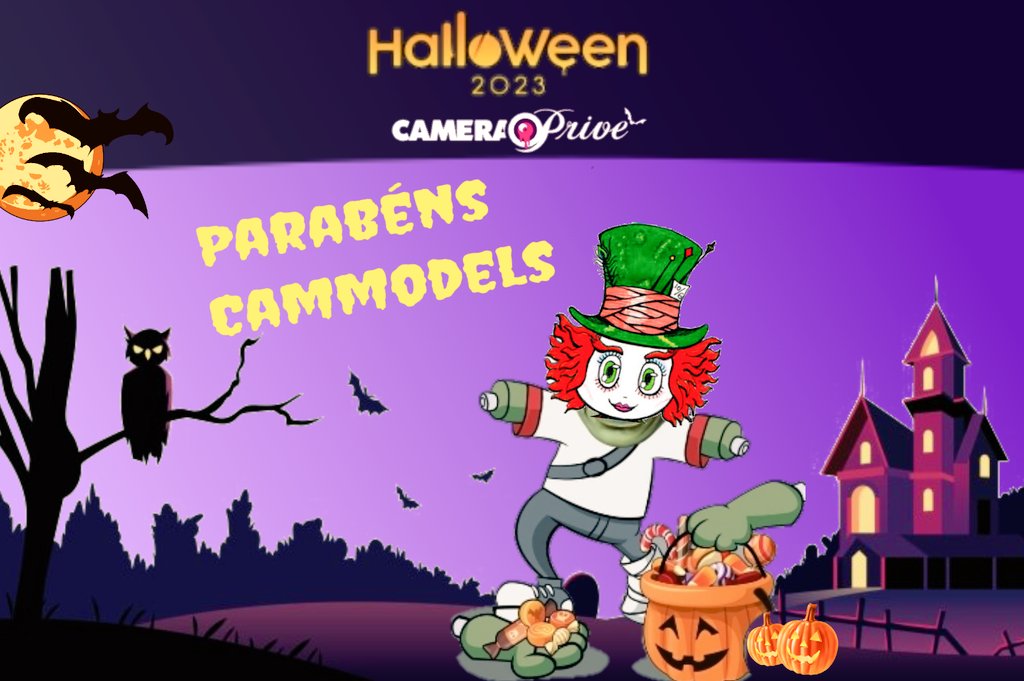 Alô @cameraprive Parabéns pelo Consurso de Fantasias Halloween Prive 2023. Muita beleza, sensualidade e criatividade envolvida... Todas são vencedoras e merecedoras, mas no final quem ganha mesmo somos nós usuários Parabéns a todos participantes!