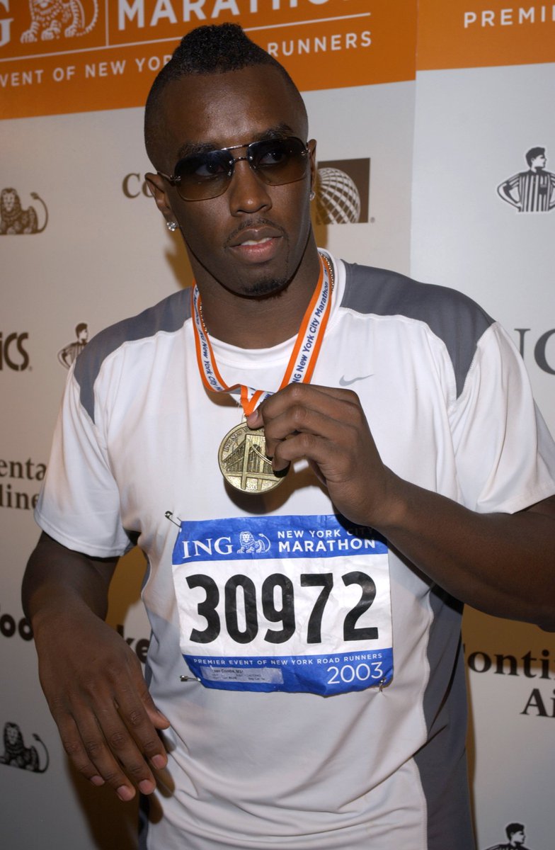 ⬇️ TODAY IN HIP-HOP ⬇️ 2003: Diddy runs NYC marathon in four hours and raises $2 million for children in the city.