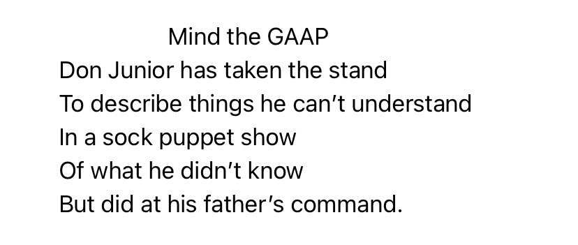 LouC17's tweet image. #DonaldTrumpJr #TrumpCrimeFamily #GAAP #ResistanceLimericks @Mick_Limerick @Limerick_News @Libericks @trumplimericks2 @BarbVina1