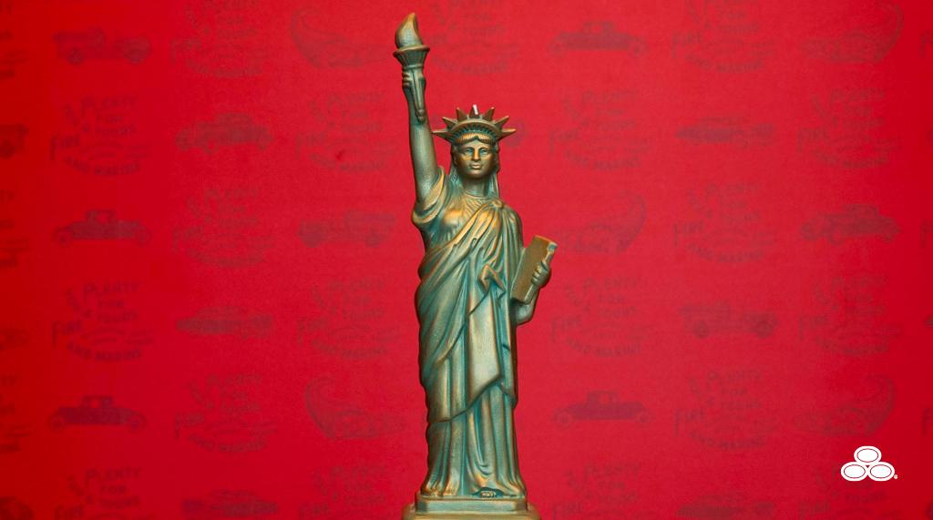 When the Statue of Liberty was restored in the mid-1980s, State Farm agents and employees contributed more than $1.2 million to help with the efforts. They received these small replicas as a thank you. Here's to keeping the spirit of freedom burning bright.