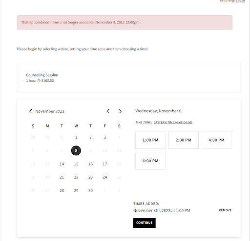 C_SG's tweet photo. @SquarespaceHelp I am trying to get urgent help as many users are unable to book sessions in our system due to this inexplicable error: I have sent two tickets to your support team and have yet to hear back. https://t.co/HI0GyMIGfU