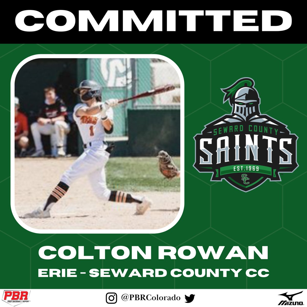 PrepBaseball_CO's tweet photo. 🚨𝐂𝐎𝐌𝐌𝐈𝐓𝐌𝐄𝐍𝐓 𝐀𝐋𝐄𝐑𝐓🚨

'24 OF Colton Rowan (@colton_rowan) has announced his commitment to Seward County CC.

👤 https://t.co/RThPWDAgp2 

@baseballerie || @slammersbasball https://t.co/g80DlsEW9q