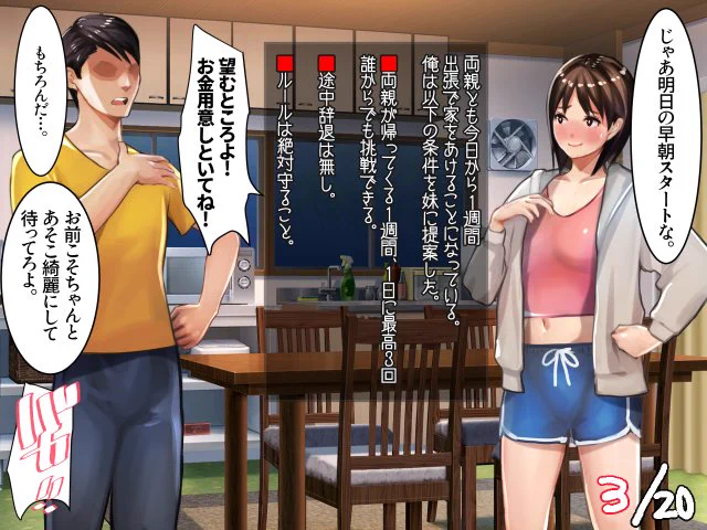 妹と脱衣ジャンケンして勝ったらヤレる!
