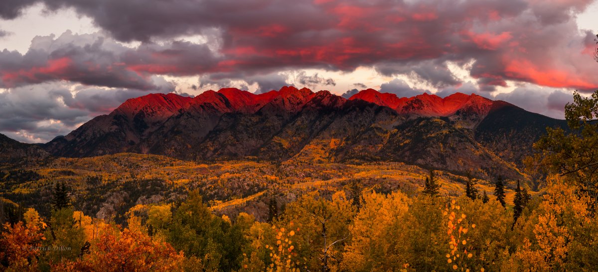 PatrickDillons's tweet photo. So long Fall Colors... Hello Winter.... #Sanjuanmountains #coloradolive #cowx #swco #Colorado #Winter #fall #Peak https://t.co/qKSQ8EEUeA