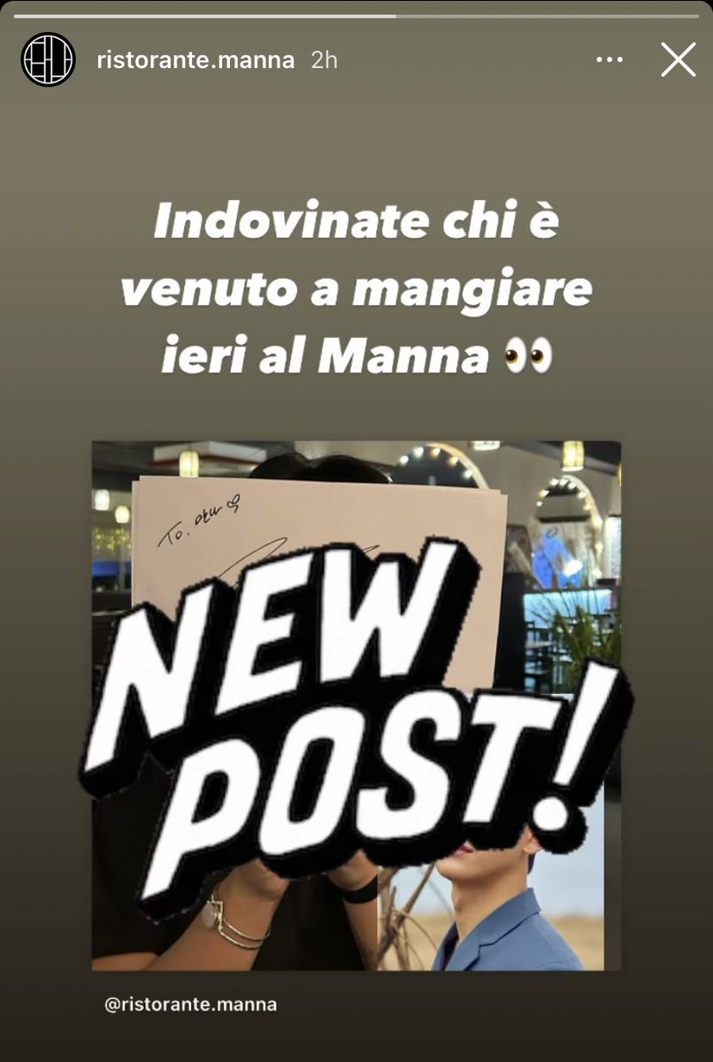 CHENGLOBALTEAM's tweet photo. 231102 | CHEN UPDATE

Apparently our Chen was seen in Italy! The restaurant where he ate posted about it. He also left his autograph! https://t.co/HW5SWnWHBK