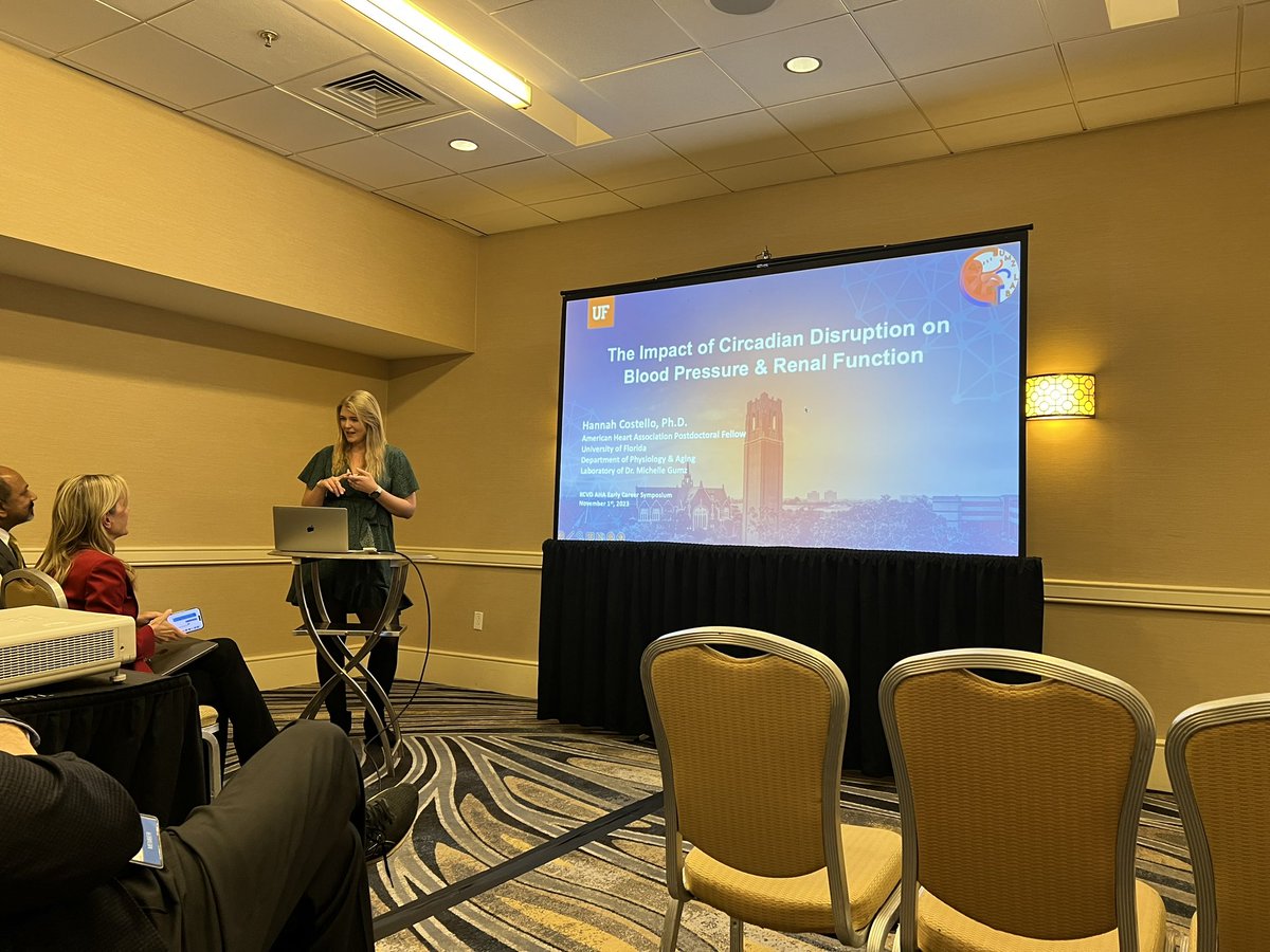 Congratulations to <a href="/hannahmcostello/">Hannah Costello</a> from <a href="/MLGumz/">Dr. Michelle Gumz</a> lab for giving a fascinating talk at the <a href="/KidneyInCVD/">Kidney in Cardiovascular Disease</a> Young Investigator Symposium during <a href="/ASNKidney/">American Society of Nephrology</a> Kidney Week!
