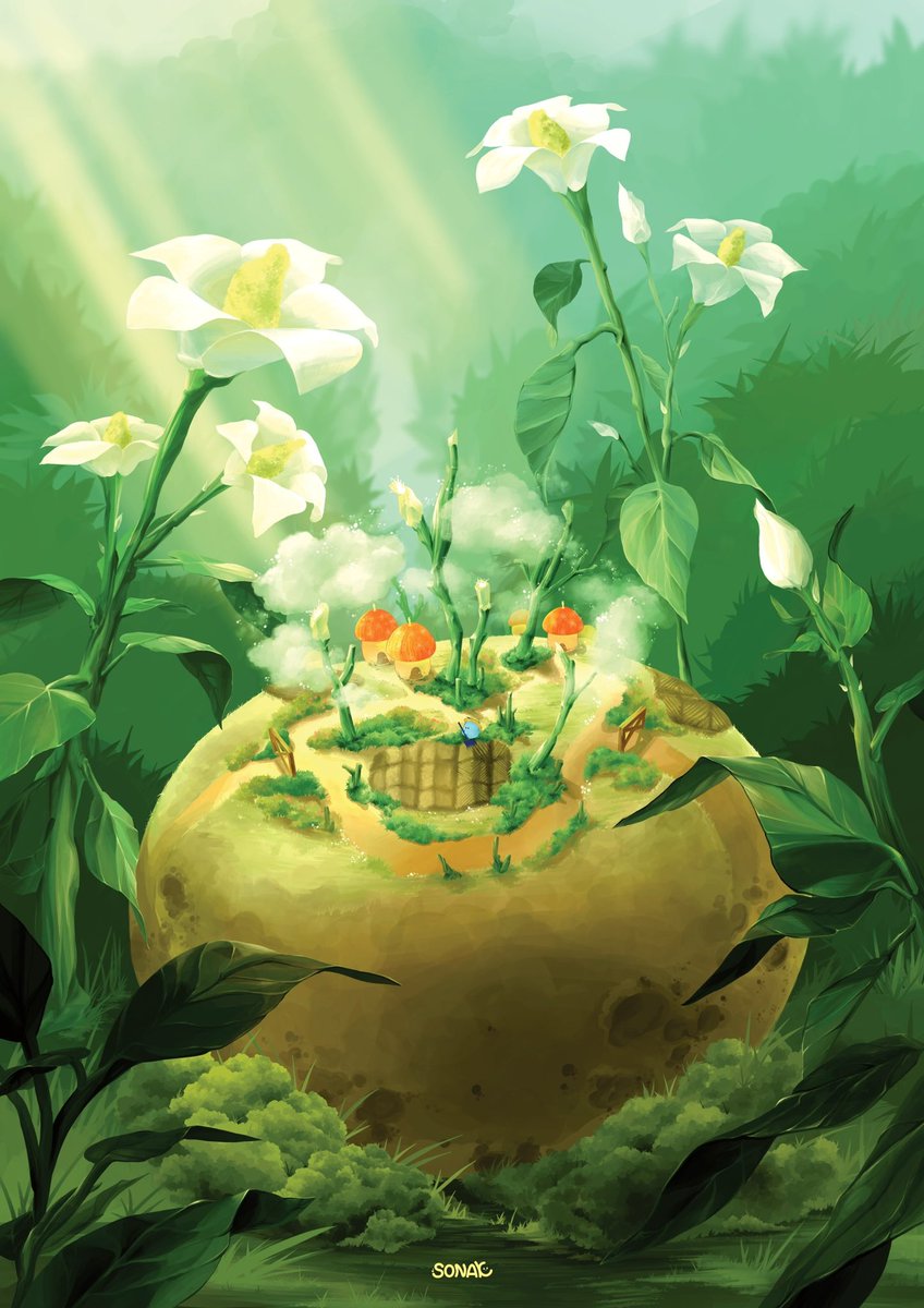 sonak_forest's tweet photo. 언제나 평화로운 감자마을🥔

#소낙이 #イラスト https://t.co/K8XmgFBon6