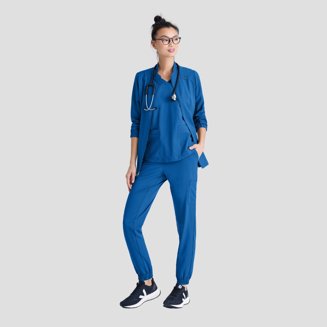 See what everyone's talking about! Meet the next evolution in comfort &amp; style with Grey's Anatomy Evolve in New Royal. 💙👚🩺 

#GreysAnatomyScrubs #GreysAnatomy #GreysAnatomyByBarco