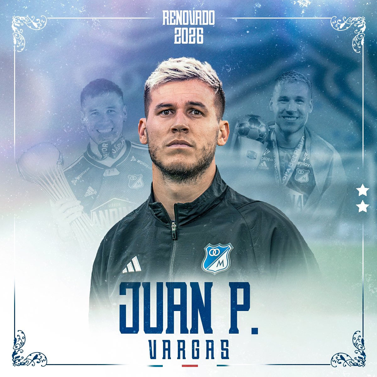 _juanpavargas's tweet photo. Gracias @MillosFCoficial por permitirme continuar escribiendo esta historia juntos, para mí es motivo de orgullo poder seguir defendiendo este escudo y estos colores. Pura vida 💙 https://t.co/VuSc3YLiul