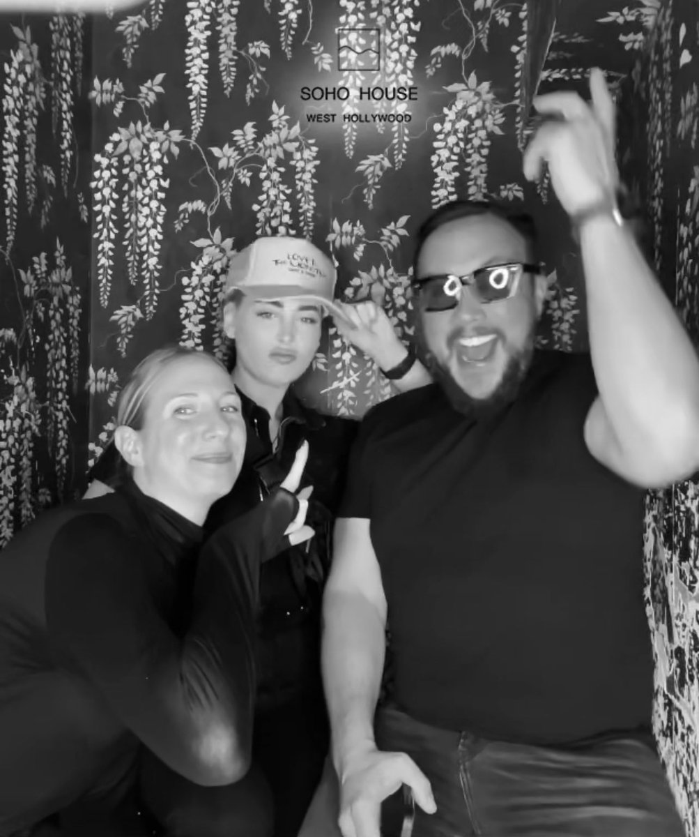 Got to finally celebrate the movie I co-wrote with <a href="/alexnoyer/">Alex Noyer</a> IRL! <a href="/lemposretreat/">Love is the Monster</a> is coming soon!♥️