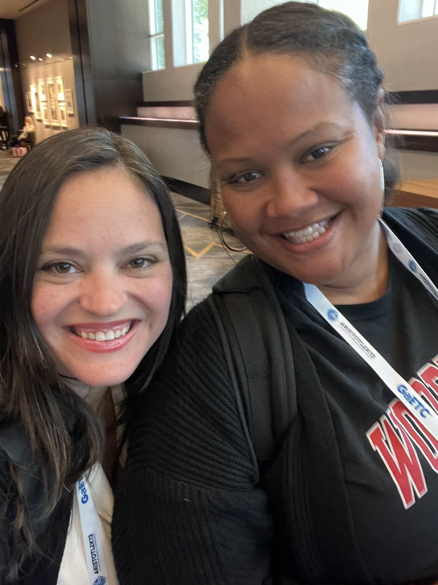 Thank you @Natalie_STEAM for coming and supporting me during my session today!  #woodwardway #GaETC23 #InnovateToEducate @WoodwardAcademy