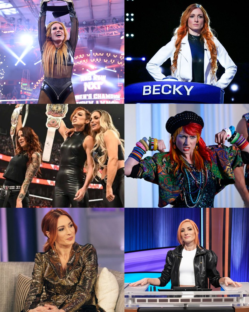 Women's tag team title reign
NXT women's championship reign
Bayley feud
Trish feud
Wrestlemania 39
Kelly Clarkson show ✅
Celebrity Family Feud ✅
The Weakest Link ✅
Celebrity jeopardy ✅
Young Rock ✅

It's been a loaded year for Becky 🔥
