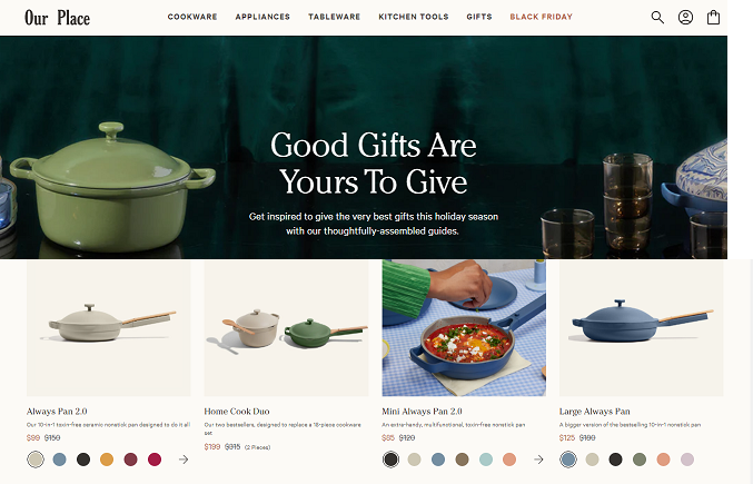 goshoppingbees's tweet image. From Our Place offers a range of innovative &amp;amp; sustainable #kitchenware and #cookware. Known for its #iconic Always Pan, designed for versatile #cooking and aesthetic appeal.  sovrn.co/w9r1pws
#kitchen #KitchenEssentials #giftideas 
@EverydaySpices #HappyHolidays 🎁🎁🎁