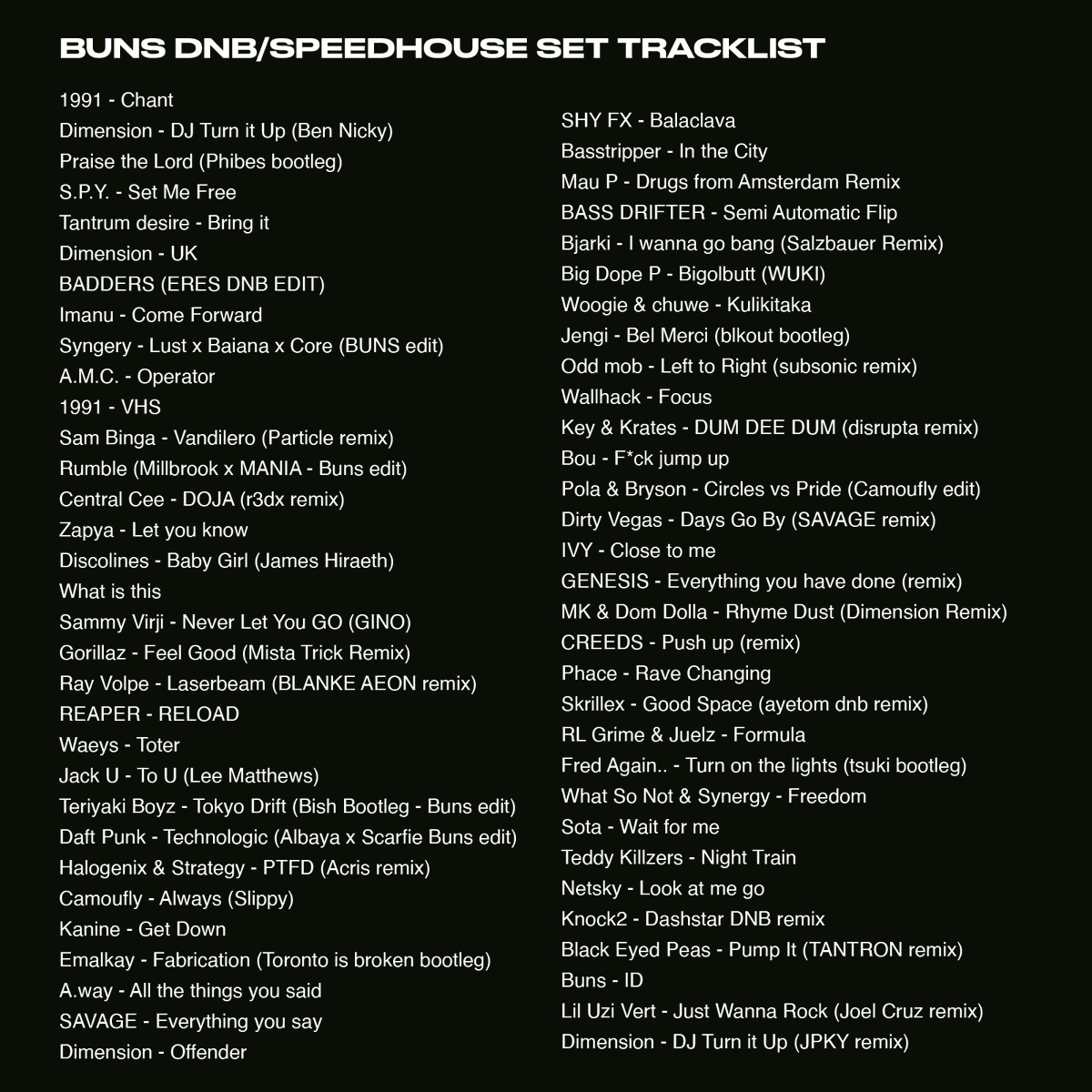 beatsbybuns's tweet photo. do u guys like dnb n speedhouse cause this is what that was https://t.co/h2cjalfUvR https://t.co/o7gEekn2pJ