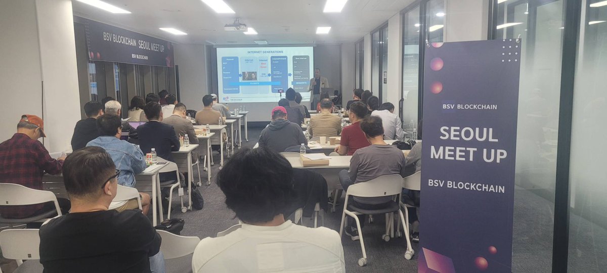 BSV Seoul 🇰🇷 MEETUP last night hosted by three #BSV advocates Johnny, Arron and Paul. Thank you all for organizing the event and inviting many people from different industries. @neolha @JamesBelding @BSVBlockchain