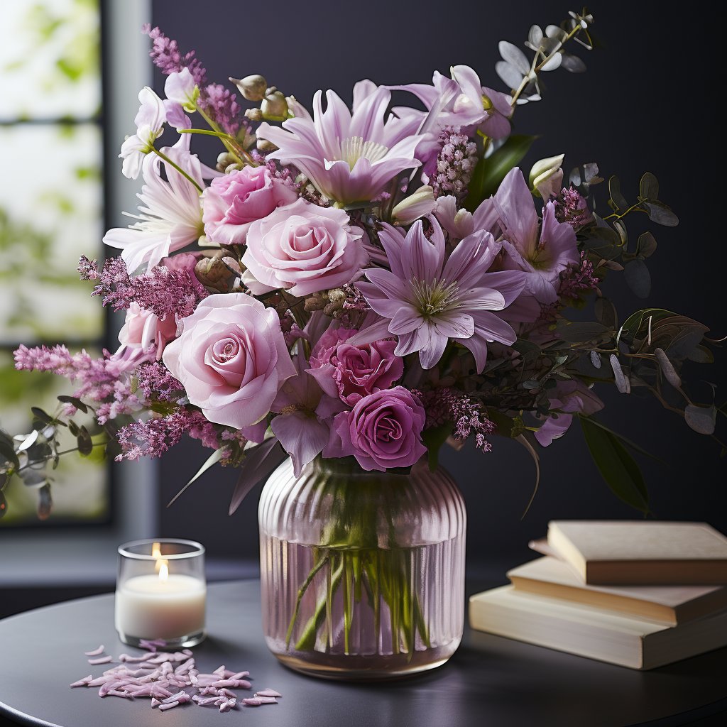 National Stress Awareness Day - Feeling stressed? Brighten your space and mood with our calming lavender and chamomile arrangements. #NationalStressAwarenessDay