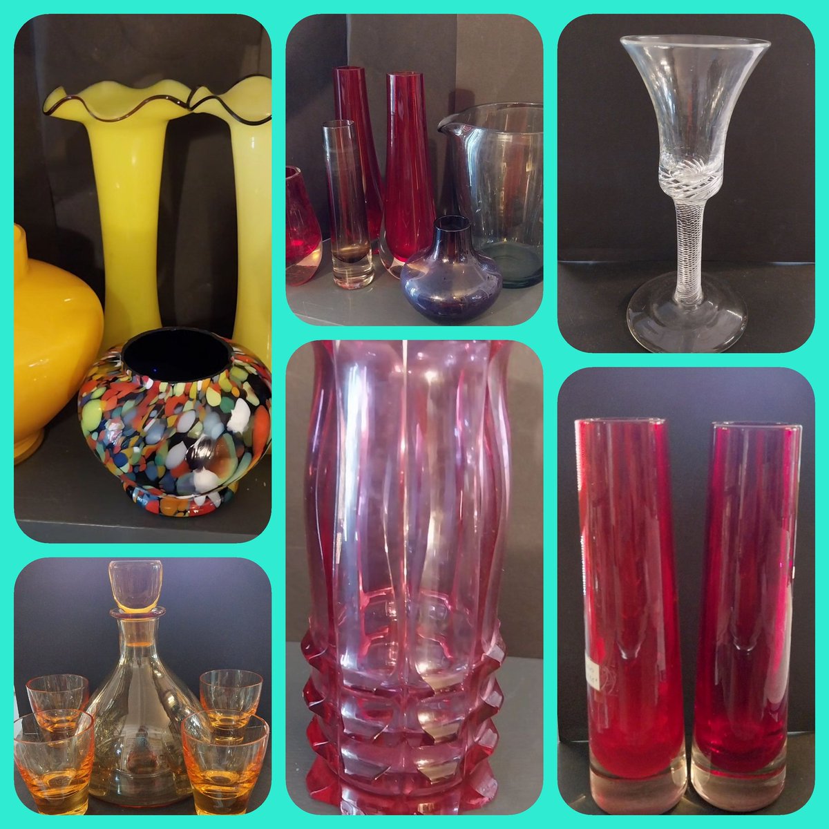 Some of the glassware entered for our #suffolkauction on 19th Nov.
randrsuffolkauctions.co.uk 
#whitefriars #suffolkglass #collectableglass #Newmarket #Sudbury #Cambridge #Haverhill #Clare