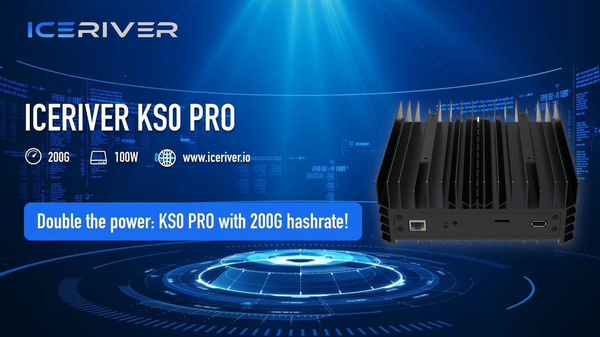 ireyco's tweet photo. Kaspa ks0 Pro 200gs 
#kaspa 
#ireyco
#ks0pro 
https://t.co/Y9Ag60xW7f https://t.co/qWi8seYaGQ