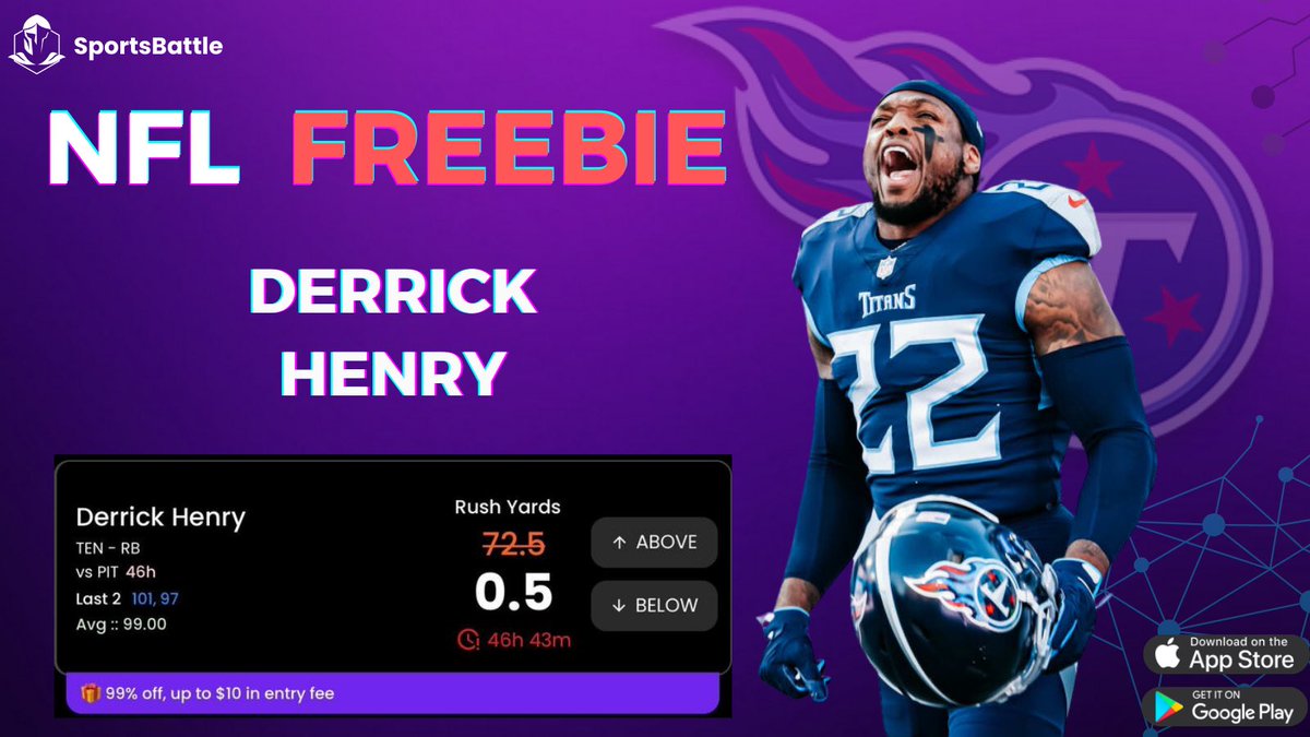 sportsbattleapp's tweet photo. WHERE ELSE ARE YOU GETTING TWO FREE SQUARES AT THE SAME TIME??

🔹 That’s FIVE free squares since Sunday 😈

Get your entries in NOW for King Henry and Virat Kohli 👑

#NFL #NFLTwitter #NFLPicks #DFS #PlayerProps #SportsBattle https://t.co/MkSNOzPJWE