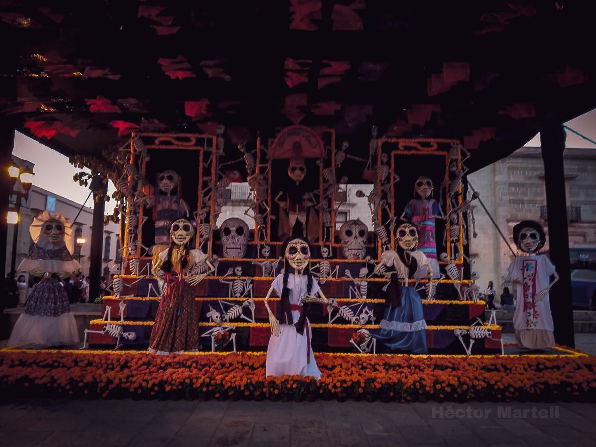 ODMO616's tweet photo. #altardemuertos en el Zócalo de #Oaxaca

#DiaDeMuertos #DiaDeLosMuertos #altar https://t.co/Ybmpb1TxBY