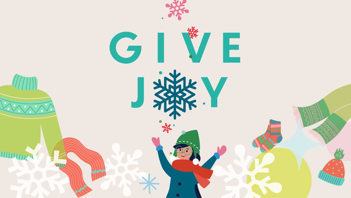 Brrr! While the weather’s turning gray and cool, we’re just getting warmed up. Give Joy, kicks off today, Nov. 1 - Dec. 31. Help WSB ensure children in our community have basics they need + the opportunity to experience extra joy this season. westsidebaby.org/joy/