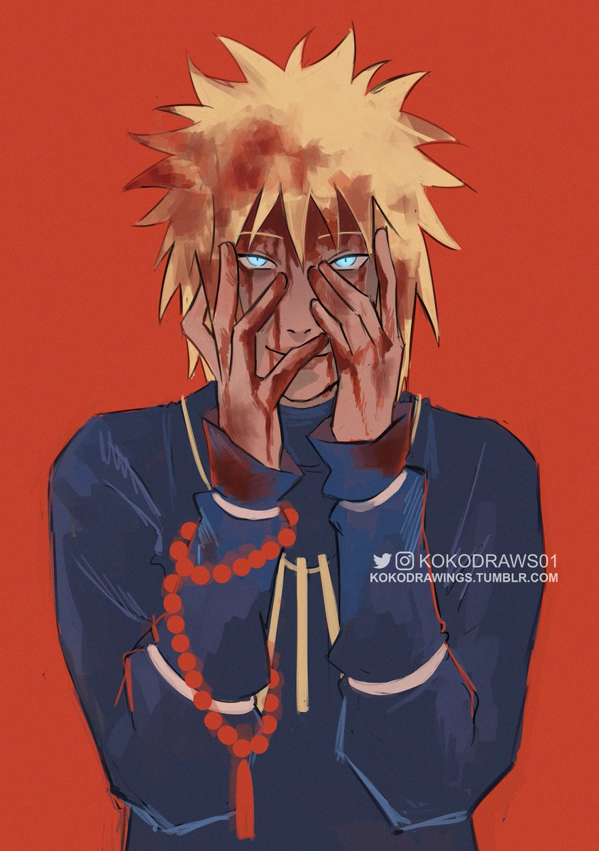 A little sketch to shake off all the fluffiness from artober 🔪🔪
#minatonamikaze #NARUTO #artistsontwitter