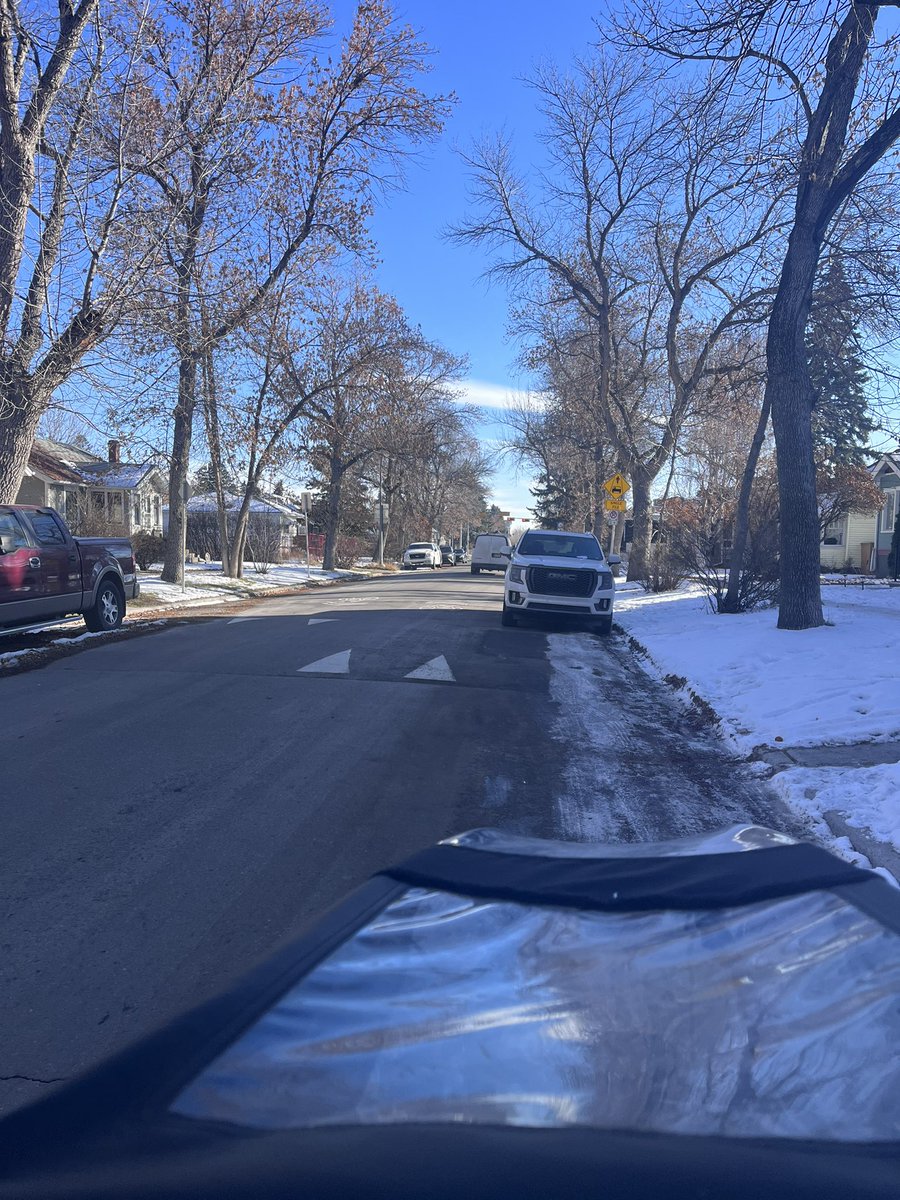 This vehicle parks on the wrong side of road every day. 4 times in the last month I have seen <a href="/CalgaryParking/">Calgary Parking</a> give them a ticket, more times than that I have seen tickets on the windshield. It makes me think they just don’t care about costs &amp;that maybe fines just aren’t enough.